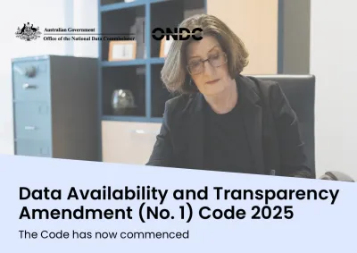 Data Availability and Transparency Amendment (No. 1) Code 2025
