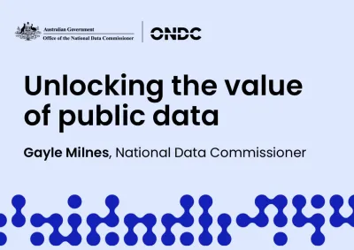 Unlocking the value of public data